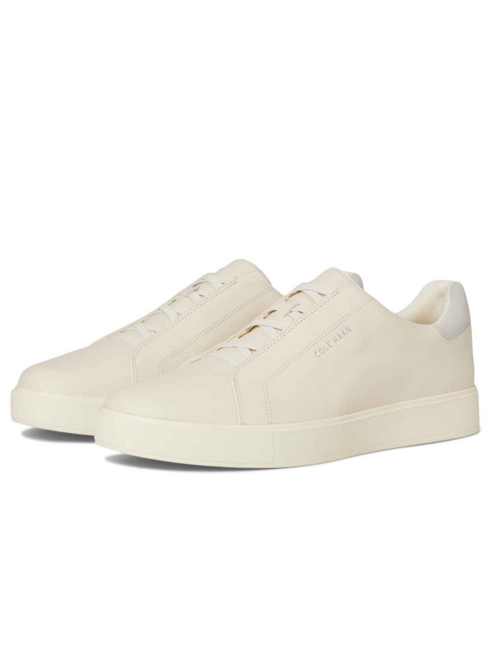 Cole Haan Men’s GrandPro Luxe Slip-On Sneaker Size 11M Ivory Leather NEW